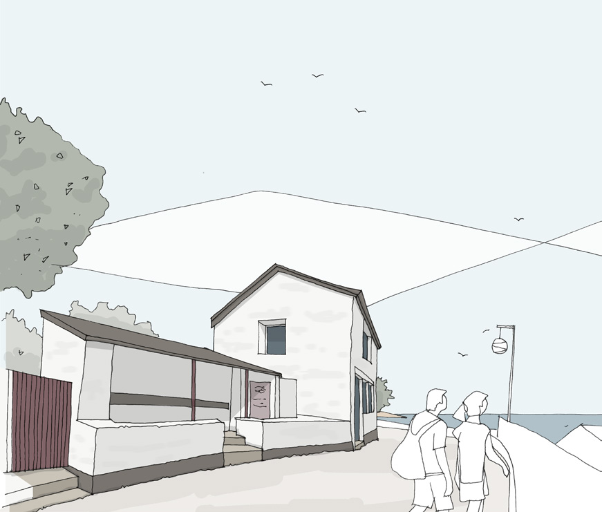 Huer's Hut Redevelopment option 1