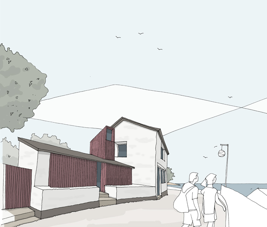 Huer's Hut Redevelopment option 3